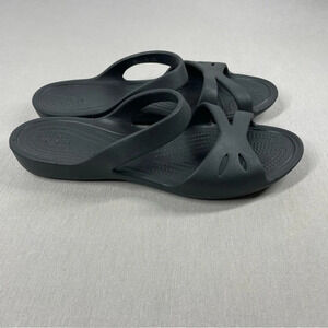 Crocs Kelli Black Slip on Sandals
